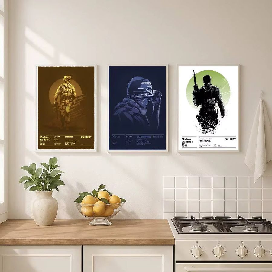 Call Of Duty Game Series Kunstgemälde als Poster aus Papier in Multicolor - Bild 3