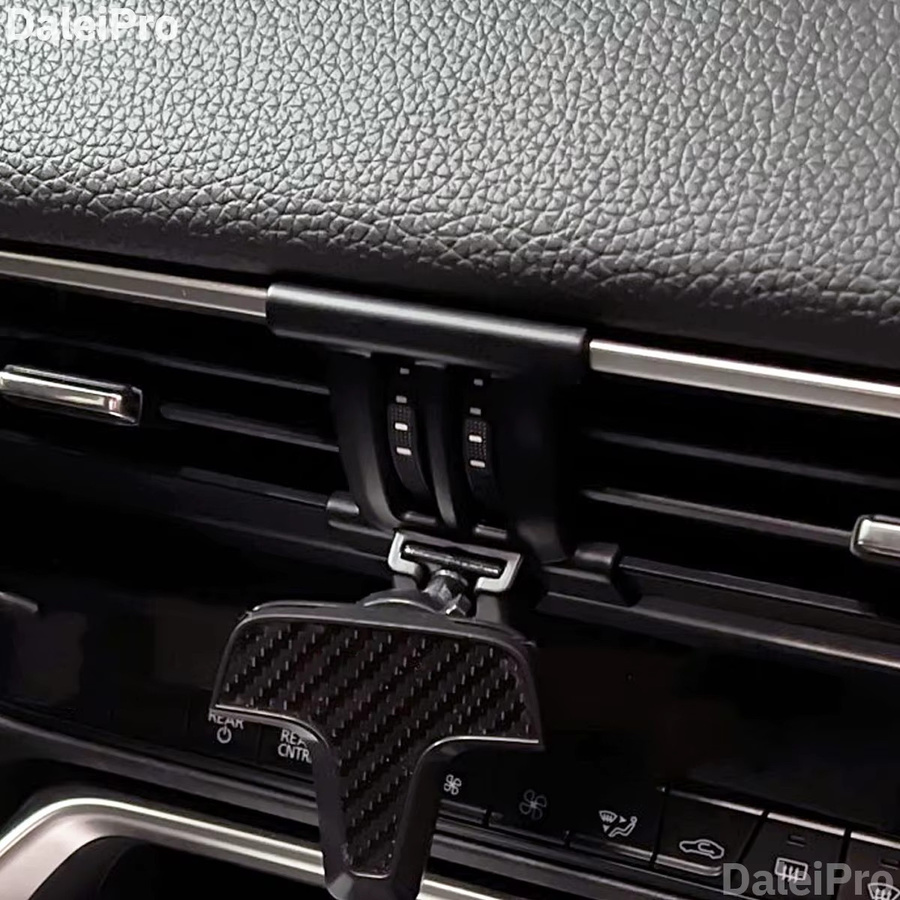 DaleiPro Magnetische Magsafe Auto-Handyhalterung mit kabellosem Ladegerät und automatischer Klemmung für Mazda CX60 CX80 CX-60 CX-80 in Schwarz - Bild 2