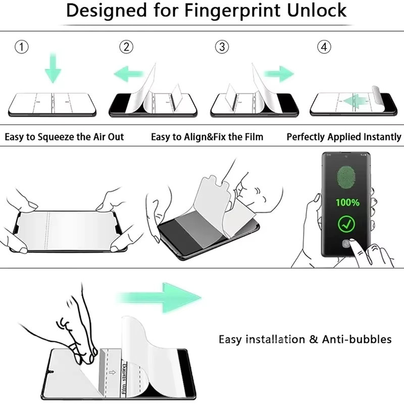 4in1 Hydrogel Display- und Kamera-Schutzfolien Set für Realme 12 Pro Plus, transparent - Bild 3