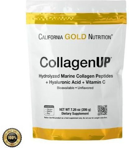 California Gold Nutrition Hydrolysiertes Meereskollagen mit Hyaluronsäure, 206g, Unisex - Bild 1