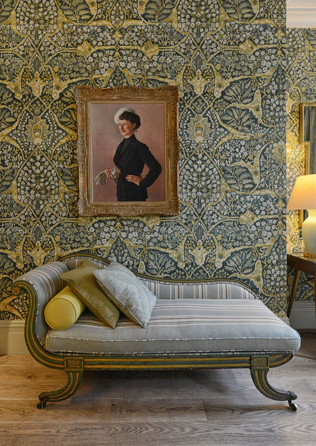 Lewis & Wood Tapete Alhambra 100 Verdure mit floralem und orientalischem Design - Bild 1