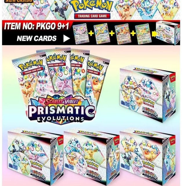 TAKARA TOMY Pokémon Star Crown 151 Prism English Booster, Nachfüllpack, ab 6 Jahren - Bild 1