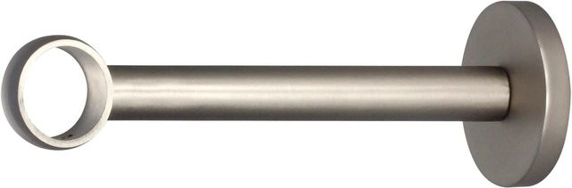 Mydeco Gardinenstangen-Halterung aus Metall in Silber, Durchmesser: 2,5 cm, Abstand: 15 cm - Bild 1