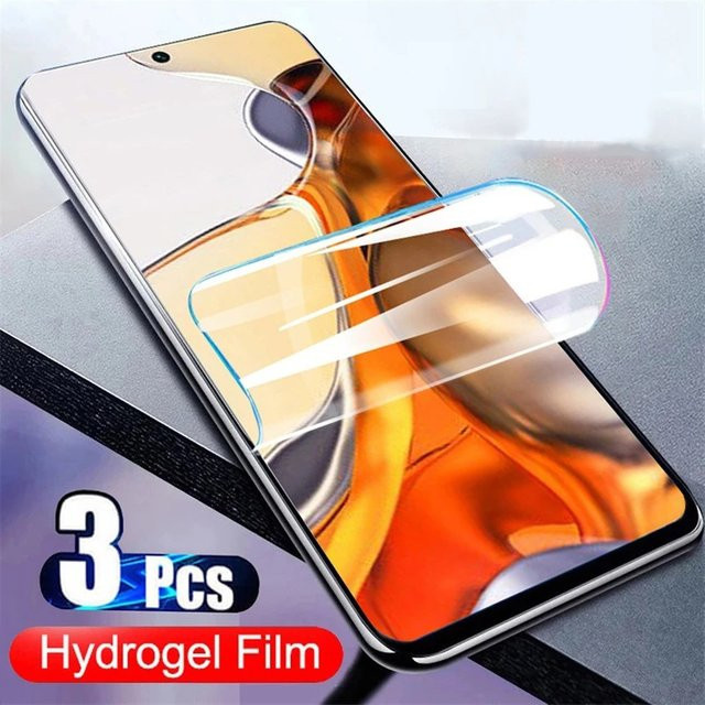 3er-Pack Xiaomi Hydrogel-Displayschutzfolien für Redmi Note 13 Pro Plus, Redmi Note 13 4G, Redmi Note 13R Pro 5G, Redmi 13C 4G und Redmi 13R 5G, transparent - Bild 1