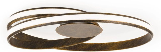 Orion Leuchten LED Deckenleuchte in Antik Bronze, Durchmesser: 58 cm, 30W, 1500LM, 3000K Warmweiß - Bild 1