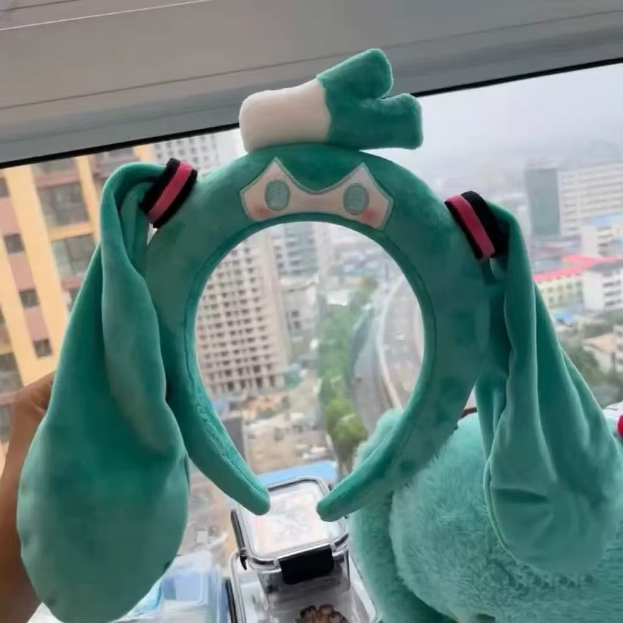 Bandai Hatsune Miku Stirnband, Plüsch Haarband, Anime Cosplay Prop - Bild 1