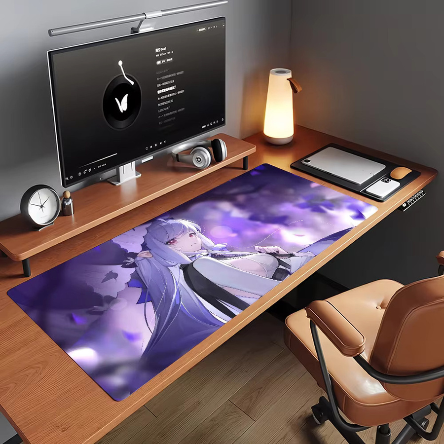 Game ZZZ Vivian Mauspad in Purple, rutschfeste Gamer-Schreibtischunterlage für Laptop und Büro - Bild 2