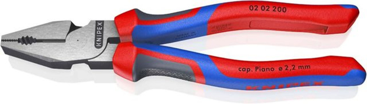 Knipex Kraft-Kombizange schwarz atramentiert mit Comfort-Griffen 200 mm - Bild 2