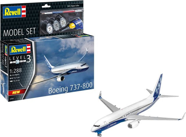 Revell Boeing 737-800 Model Set, 1:288, ab 8 Jahren - Bild 2