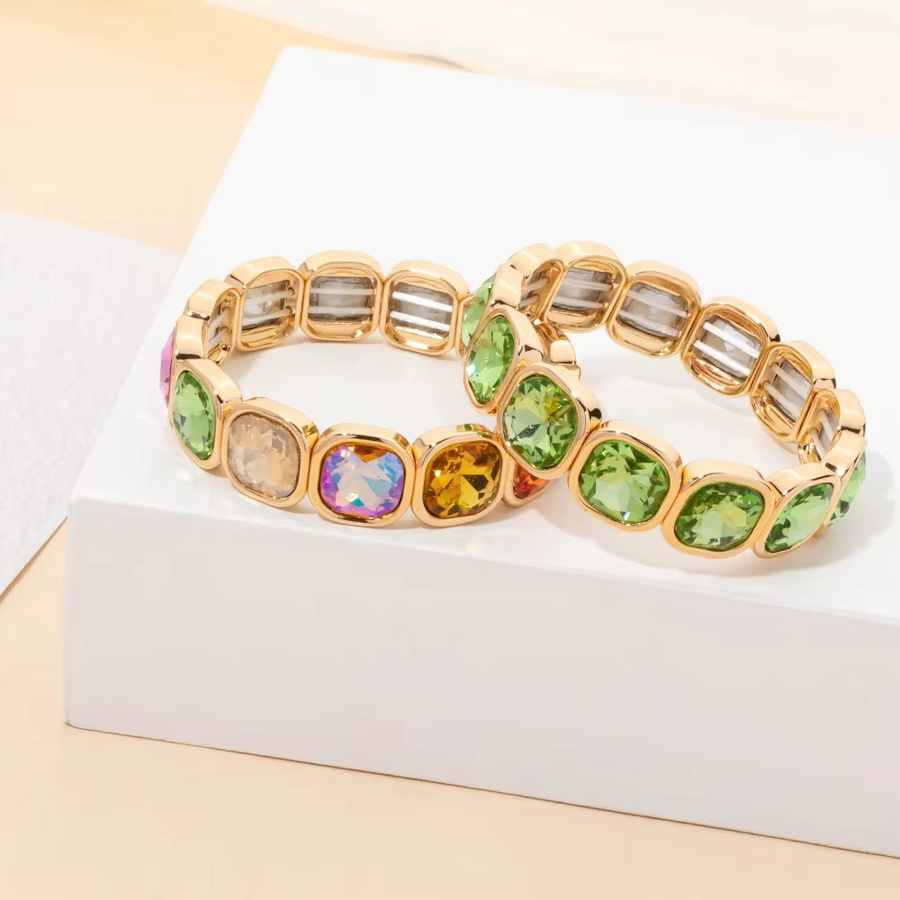 BEUTIFOR Armreif, Bunt, Perle, Strass, Damen, Gold - Bild 2
