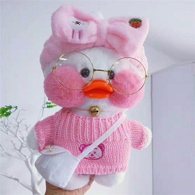 Lalafanfan Mimi Ente Plüschtier gelbe Ente 30cm - Bild 1