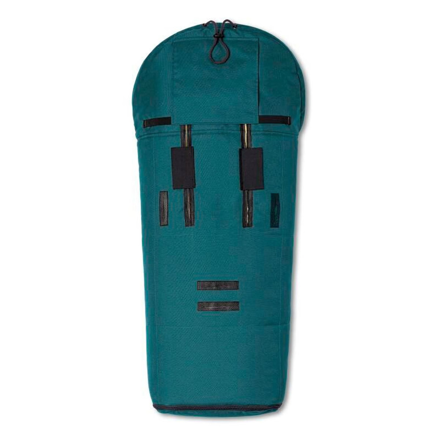 Hofbrucker Kinderwagen Lammfell-Fußsack Iglu in Türkis mit Wolle und OEKO-TEX Standard 100 - Bild 2