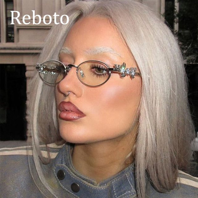 Reboto Sonnenbrille oval, Metall, Vollrand, Damen - Bild 1