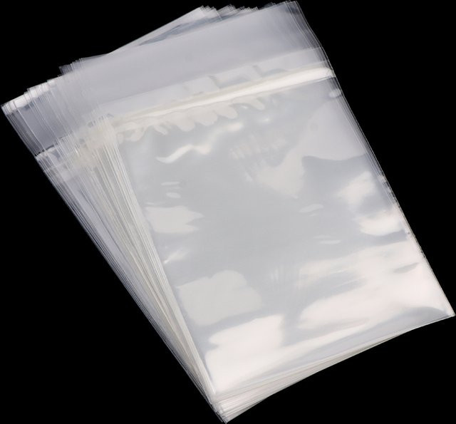50er Set Transparente DVD und Blu-ray Schutzhüllen Staubdichte Aufbewahrungstaschen mit Selbstklebeverschluss B: 15,1 cm, H: 19,8 cm - Bild 1