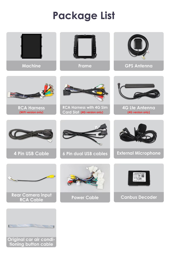 OSSURET Autoradio-Multimedia-Player für Toyota Land Cruiser Prado 120 und Lexus GX470 (2002–2009) mit 9,7 Zoll Display, GPS, 4G, Android Auto und CarPlay in Schwarz - Bild 6