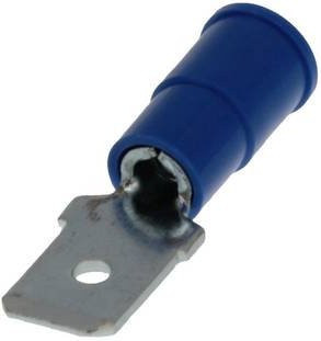 Molex Flachstecker Blau Steckbreite: 0,635 cm, Steckdicke: 0,081 cm - Bild 1