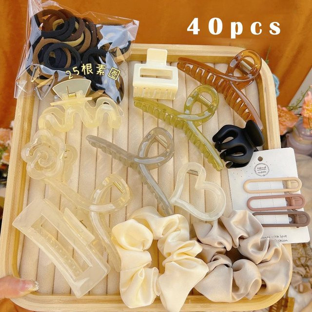 YULIN Haarschmuck-Set, Damen, 61-teilig - Bild 1