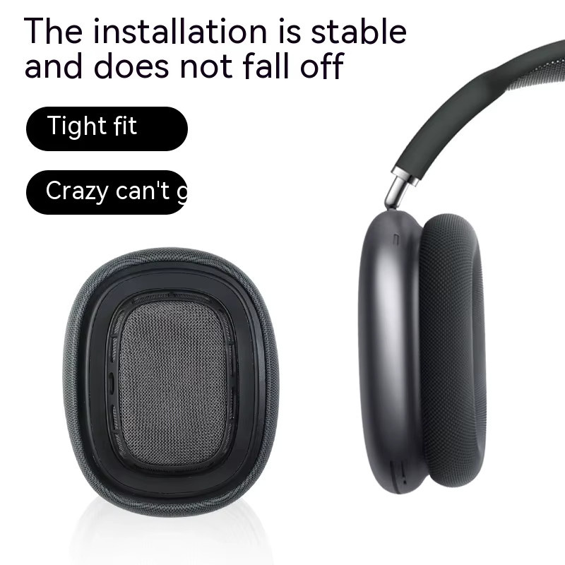 Ersatz-Ohrpolster aus Leder mit Memory-Schaum für Apple AirPods Max Over-Ear Kopfhörer - Bild 4