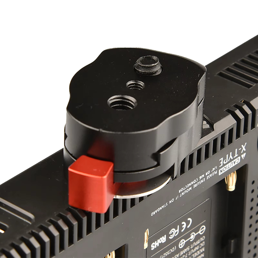 CAMOLO Mini-Schnellwechselplatte mit 1/4 Zoll Schraube in Schwarz als QR-Adapter für LCD-Monitore, Magic Arms, LED-Lichter und Kamerastative - Bild 4