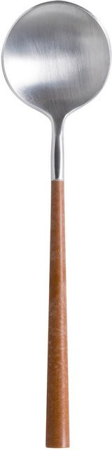 Costa Nova Salatlöffel Mito aus Edelstahl in Braun, 2er Pack, Länge: 26,5 cm - Bild 1
