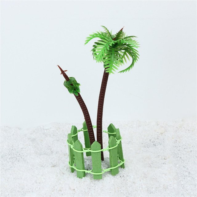Alisade Miniatur Holzzaun als Weihnachtsdekoration für dein Zuhause in Grün - Bild 1