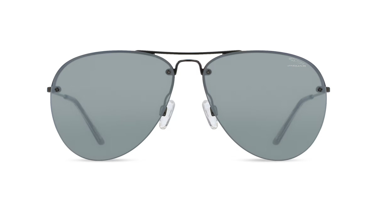 Jaguar J 7500 Sonnenbrille Pilot, Vollrand, Metall, grau, silber, Herren - Bild 1
