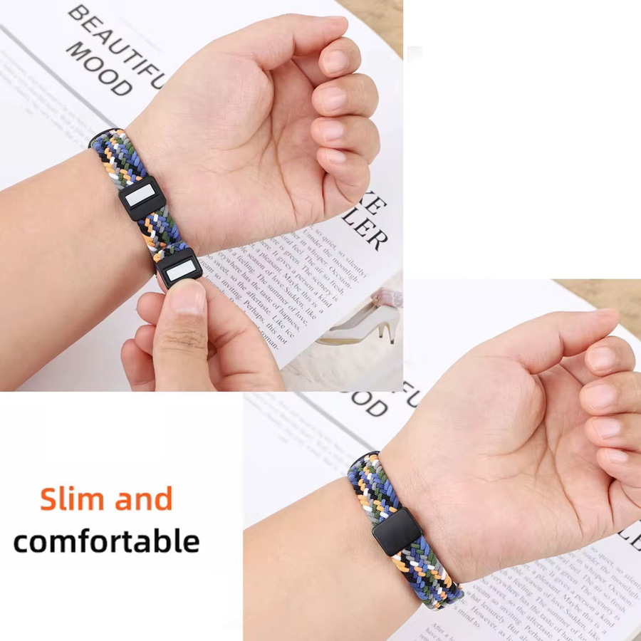 Xiaomi Uhrenarmband Nylon, Magnetisch, Bunt, Mi Band 8 9 10 - Bild 4