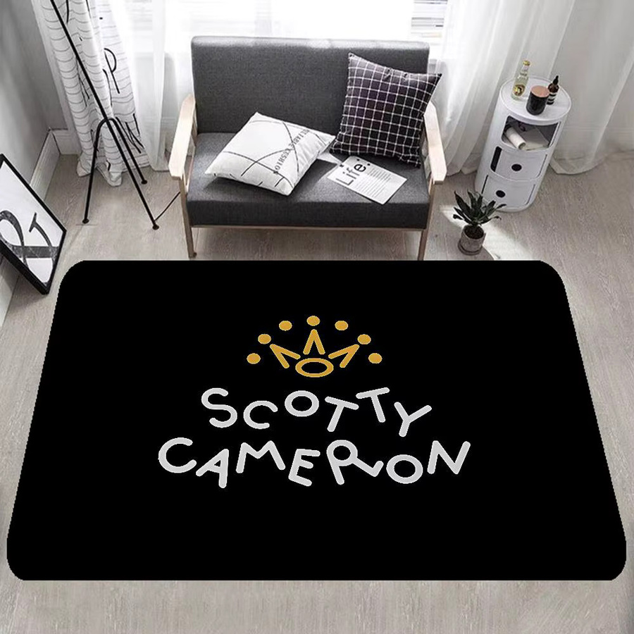 Potdemiel Fußmatte im nordischen Stil, schwarz, rutschfest, für Schlafzimmer, Wohnzimmer oder Balkon - Bild 3