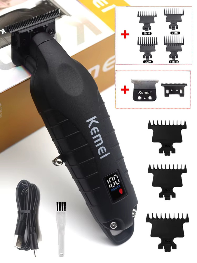 Kemei KM-2293 Haarschneidemaschine, Schwarz, Herren - Bild 7