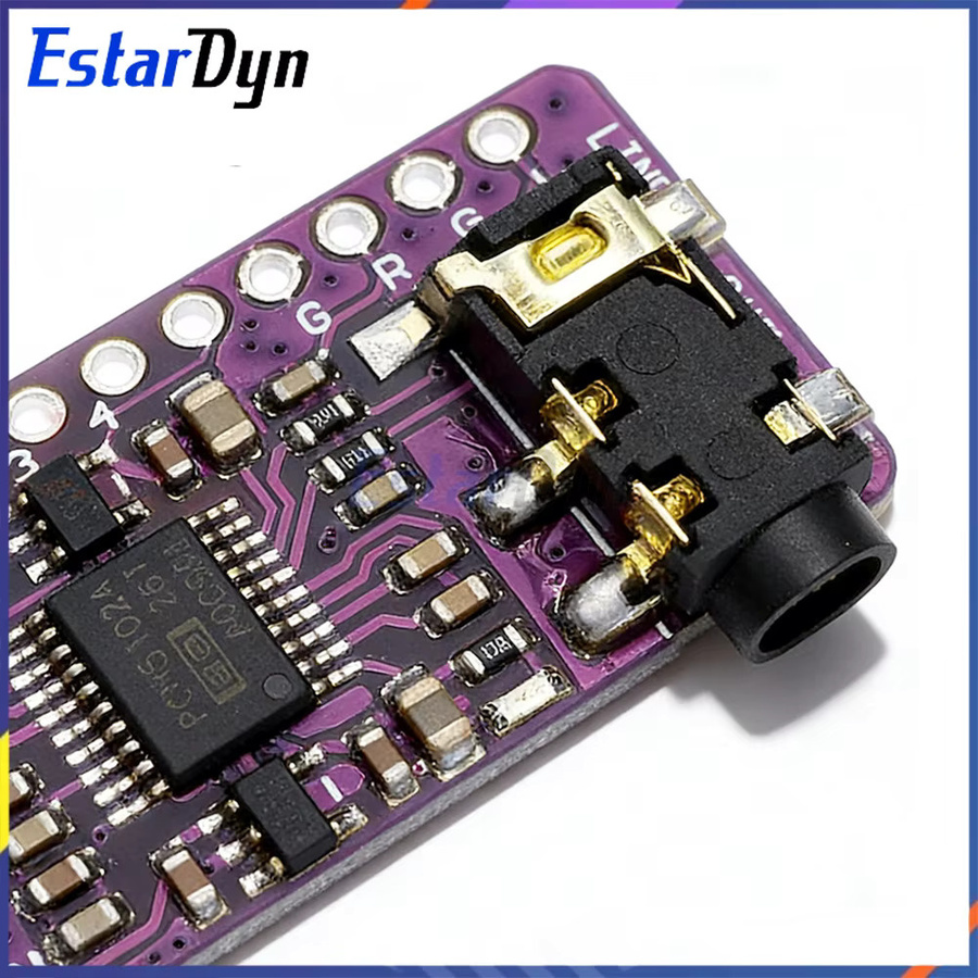 Estardyn I2S PCM5102A DAC Decoder GY-PCM5102 Audio-Board im Raspberry Pi pHAT Format für digitale PCM5102 Wiedergabe - Bild 2