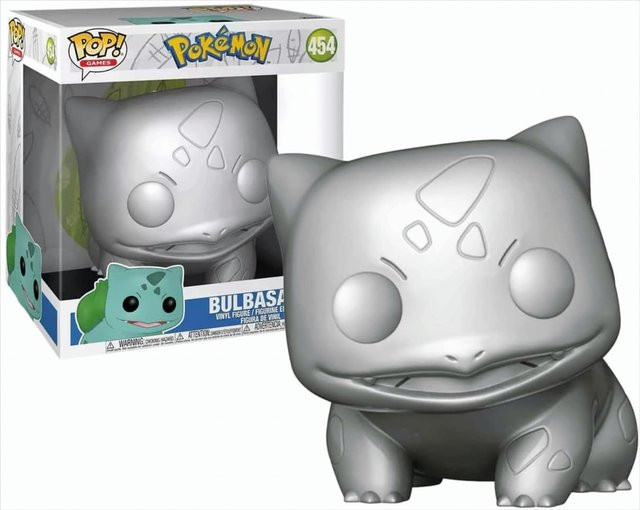 Funko Pokemon Bulbasaur/Bisasam Metallic 25 cm Vinyl Figur - Bild 1