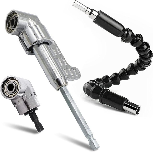 FEITA Flexible 105-Grad-Winkelverlängerung mit weichem Schaft als Adapter und Sockelhalter für verstellbare Bits - Bild 1