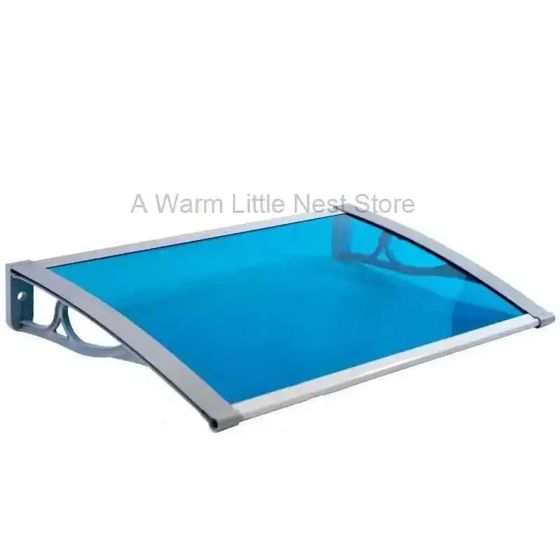 Transparente Markisenhalterung aus Aluminium und Polycarbonat für Outdoor-Fenster und Balkonpavillons - Bild 2