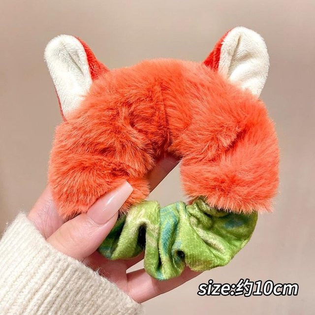 Haargummi Plüschfuchs, Damen, Mädchen - Bild 1