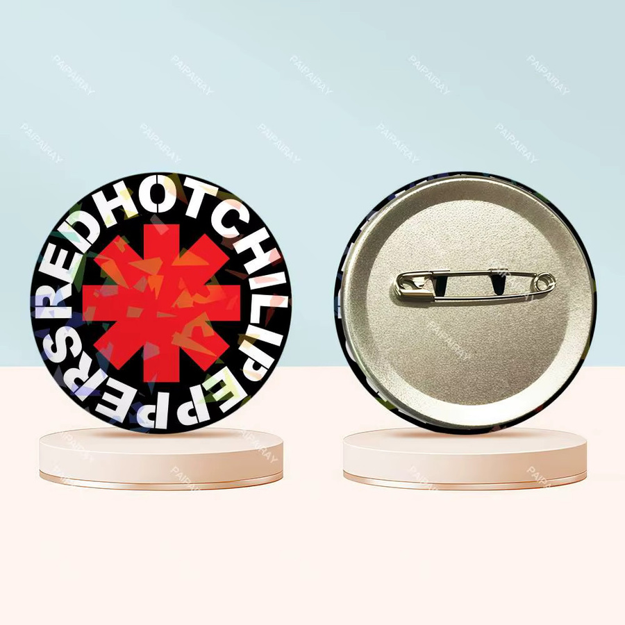 Brosche Chili Peppers, rundes Abzeichen, Anstecknadel - Bild 5