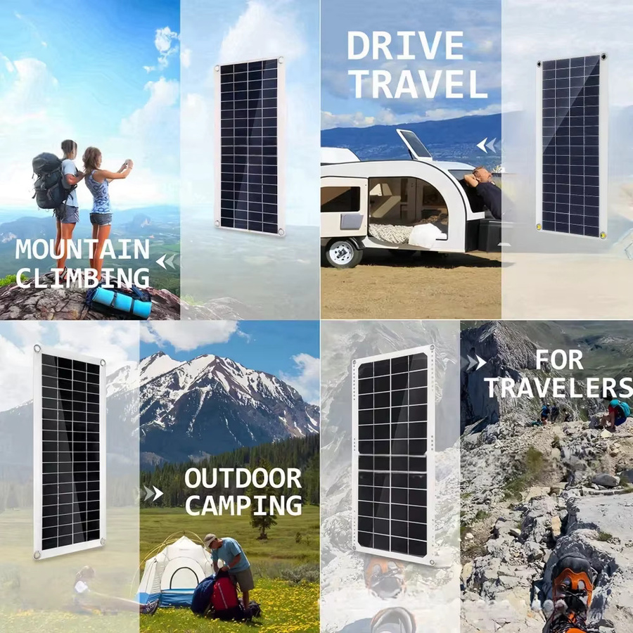 Solar Panel Kit mit 1000W Solarzelle und 12V Solar-Controller in Schwarz für Camping, Wohnmobil und Outdoor - Bild 5