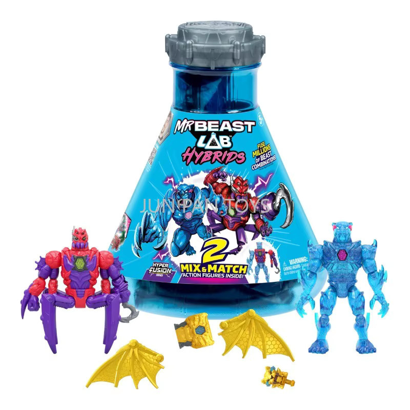 Moose MrBeast Lab Hybrids 2 Mix & Match, Actionfiguren, 2-teiliges Set - Bild 2