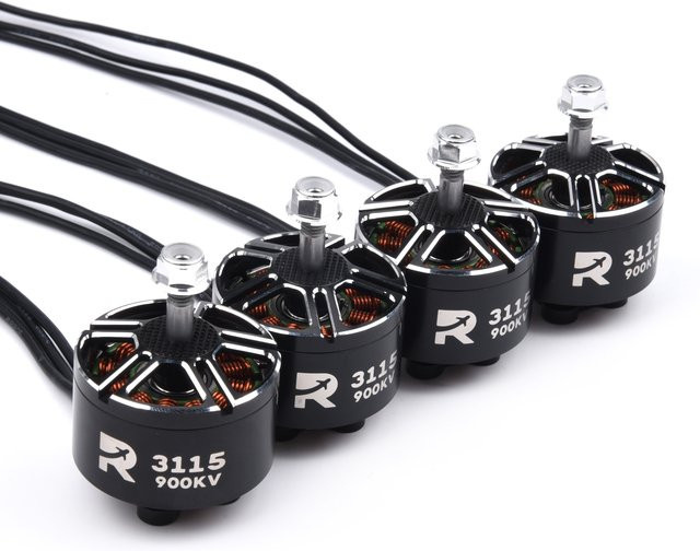 Readytosky 4er-Set 3115 900KV bürstenlose Motoren für RC Multirotor X-Klasse FPV Quadcopter in Schwarz - Bild 1