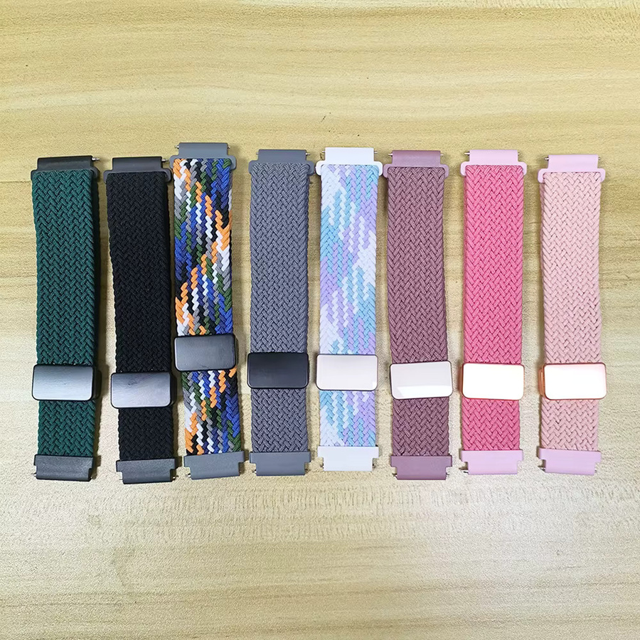 Uhrenarmband Nylon, geflochten, multicolor, Amazfit Bip 5/GTR/GTS - Bild 3