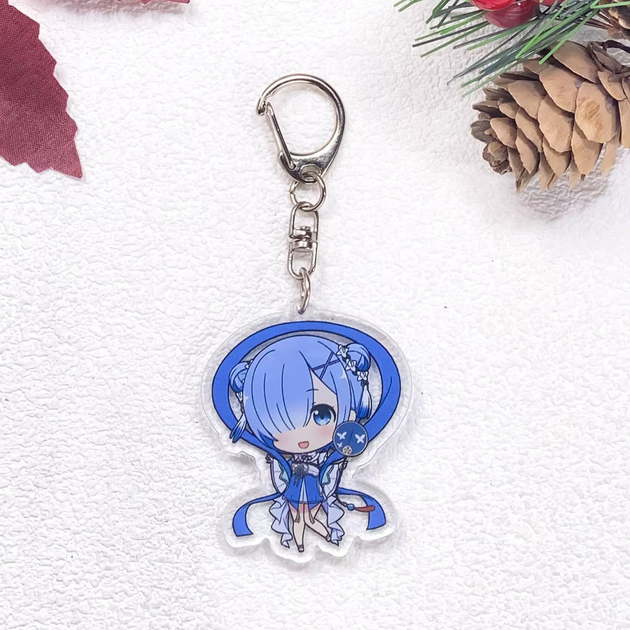 Potdemiel Anhänger, Acryl, 5 Stück, Anime Re:ZERO - Bild 1