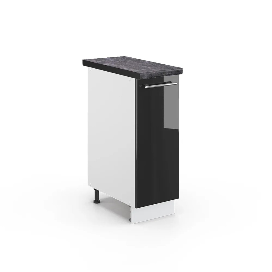 Vicco Apothekerschrank Fame-Line Anthrazit Hochglanz/Weiß B: 30 cm, H: 82 cm, T: 20,53 cm - Bild 2