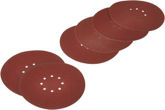 LUX-TOOLS 6-teiliges Schleifscheiben-Set für Exzenterschleifer mit Ø 225 mm - Bild 1
