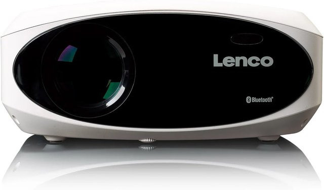 Lenco LPJ-900WH LCD-Projektor in Weiß mit Full HD, 250 ANSI-Lumen, Bluetooth und HDMI - Bild 2