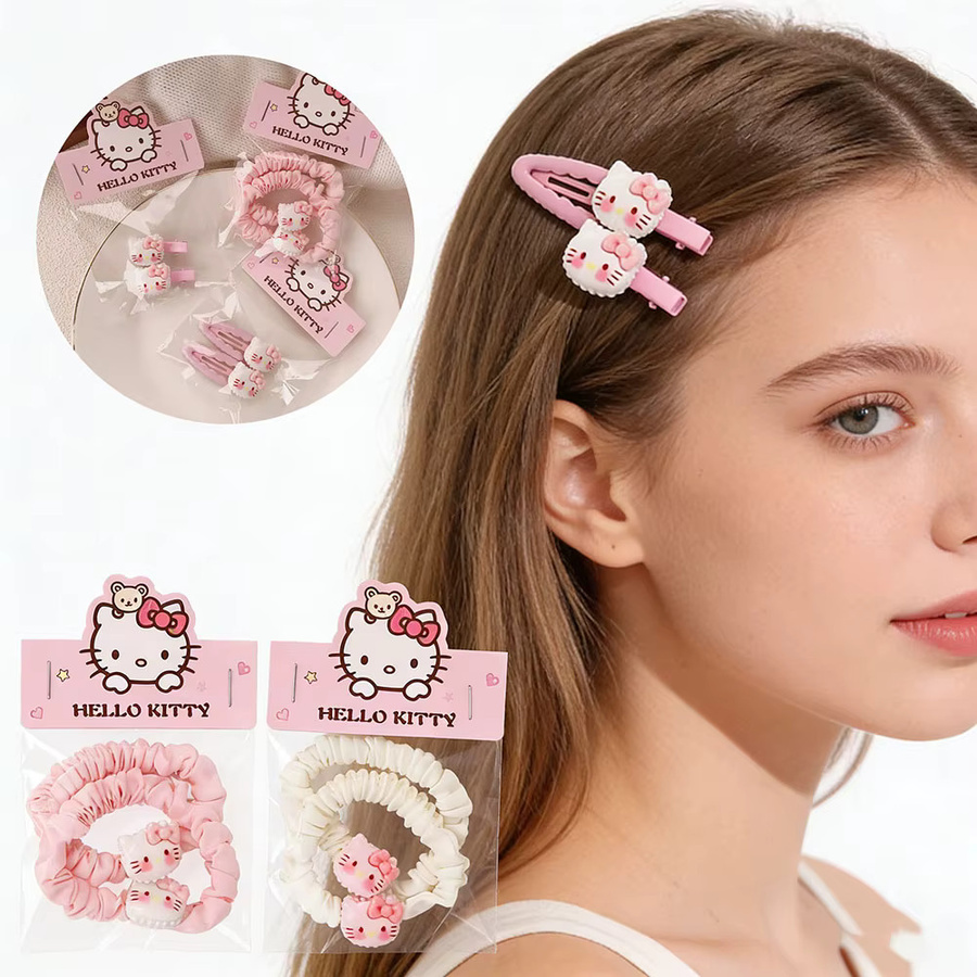Sanrio Hello Kitty Haar-Accessoires-Set, 6-teilig, Kinder - Bild 2