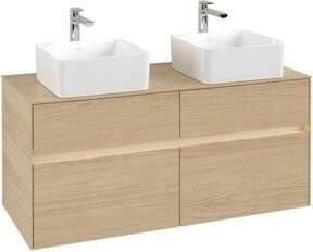 V&B Waschtischunterschrank Collaro mit 2 Waschbecken, B/H/T: 120 x 54,8 x 50 cm - Bild 1