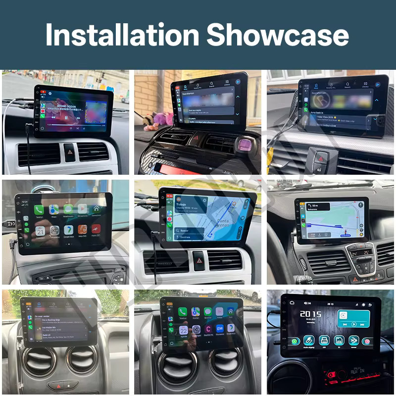 SINOVCLE 7 Zoll Tragbarer Drahtloser Carplay und Android Auto Multimedia Player mit IPS Touchscreen, Bluetooth, AUX und USB in Schwarz - Bild 6
