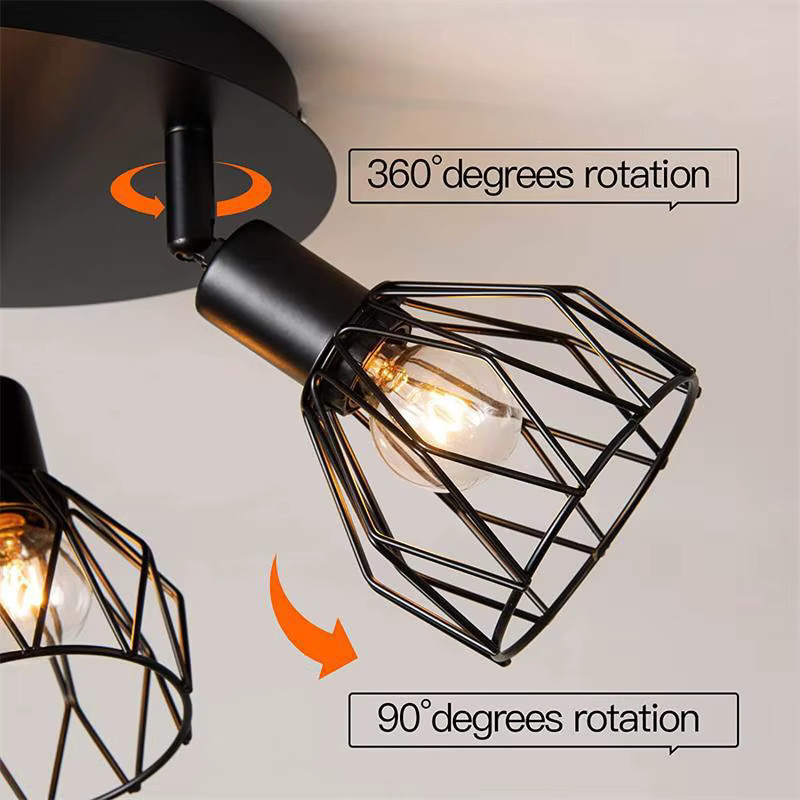 TRAZOS Moderne LED Pendelleuchte Schwarz aus Metall mit einstellbarem Winkel 25W - Bild 5