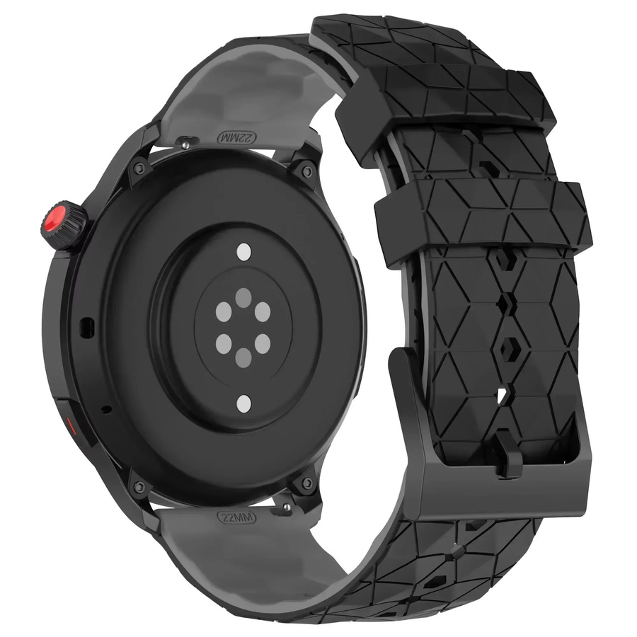 CUBOT Uhrenarmband Silikon, 22 mm, Schwarz, Unisex - Bild 1