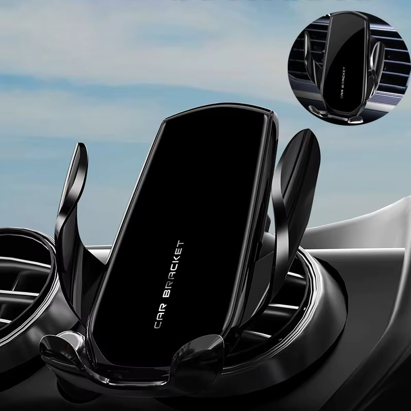 BRYNTHORX Schwerkraft-Smartphone-Halterung für die Auto-Lüftung in Grün, universelle Handyhalterung für iPhone, Huawei und Oppo - Bild 2