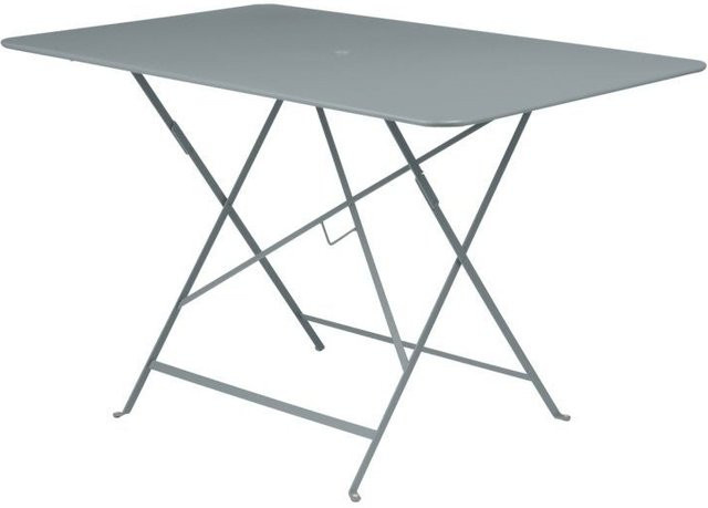Fermob Bistro Klapptisch Viereckig aus Metall in Grau - Bild 1
